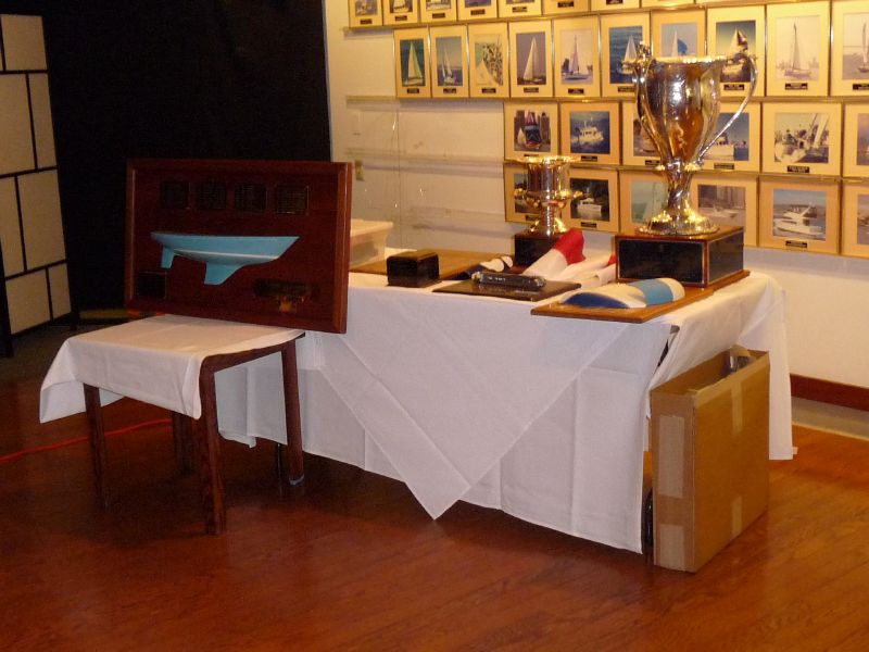 Trophy table ...