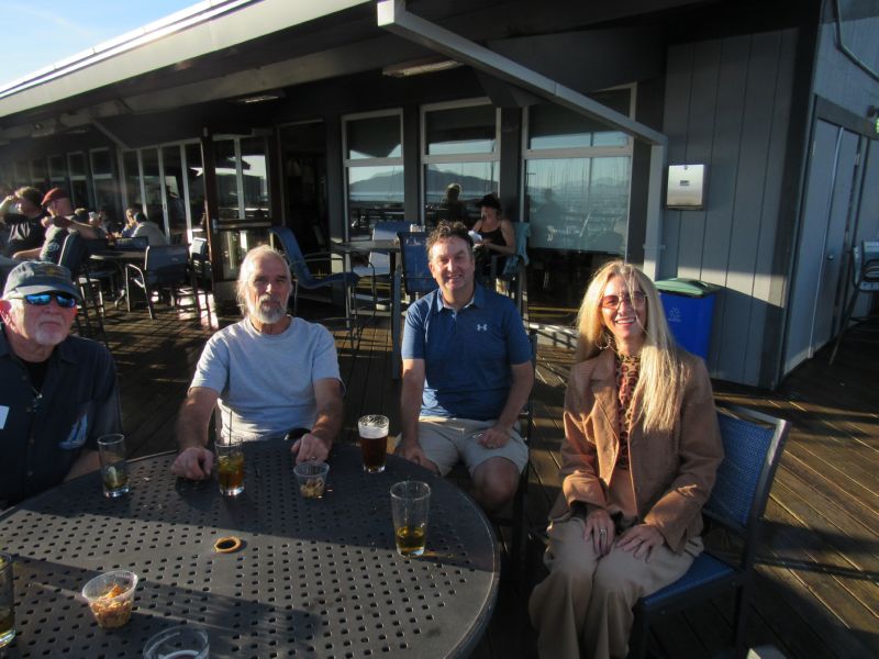 On deck, Rob,<BR>Tom, Karen