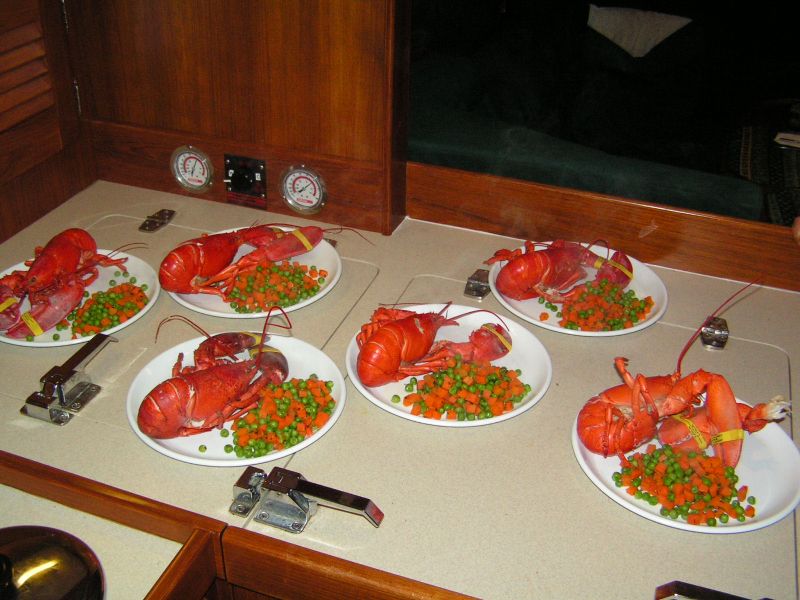 Sean's last lobsters ...