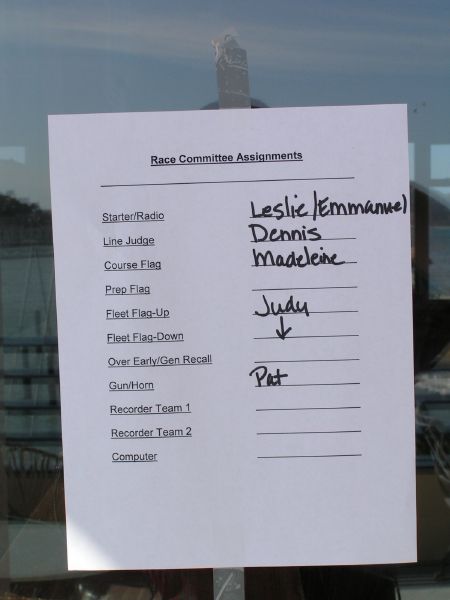 Race Committee list