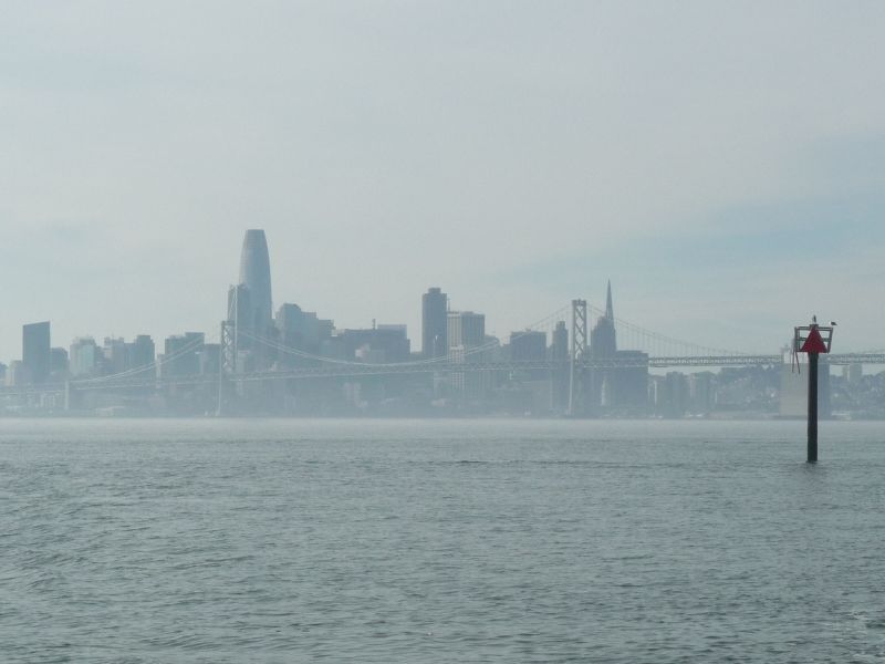 Hazy San Francisco ...