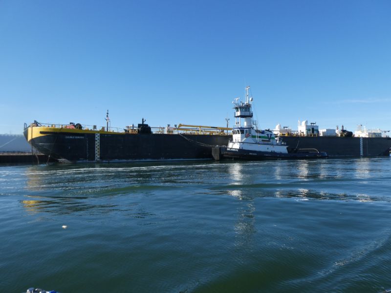 Big fuel barge.