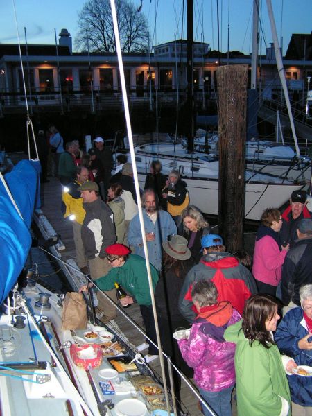 full dock at twilight