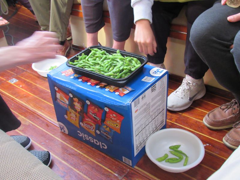 Edamame for all.