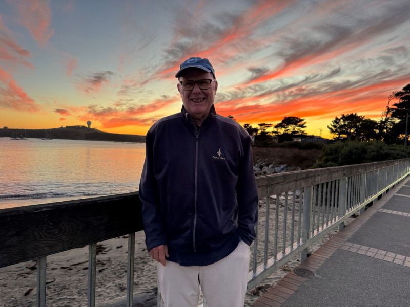 Dan near<br> Barbara's Fish Trap