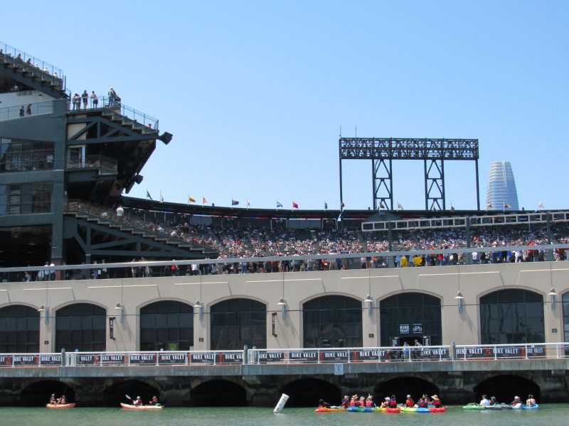 Packed stands ...