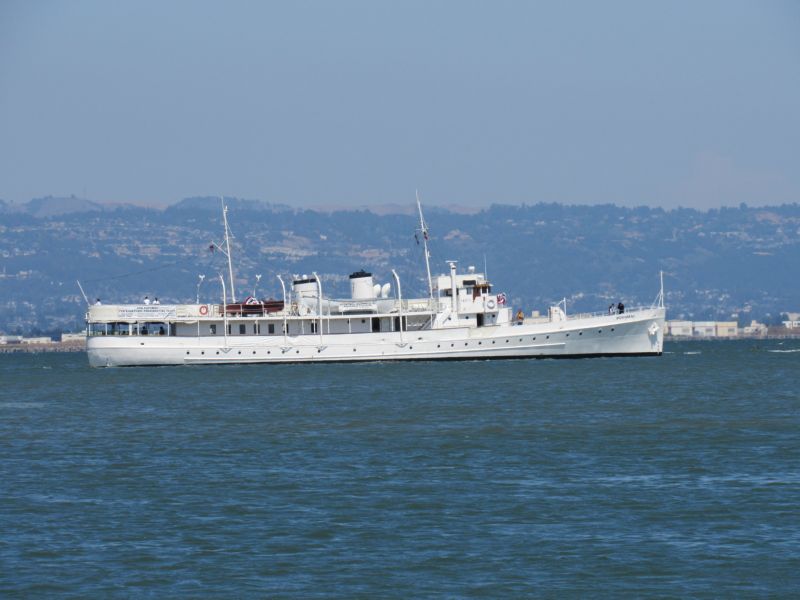 The grand Potomac<BR>FDR's yacht 1936-45.